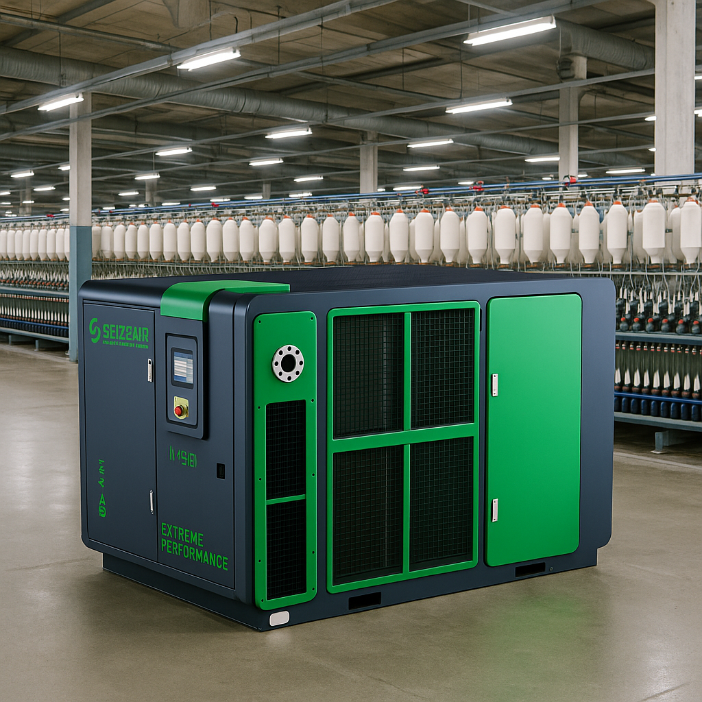 The Vital Role of Air Compressors In The Textile Industry: Applications, Benefits, and Best Practices