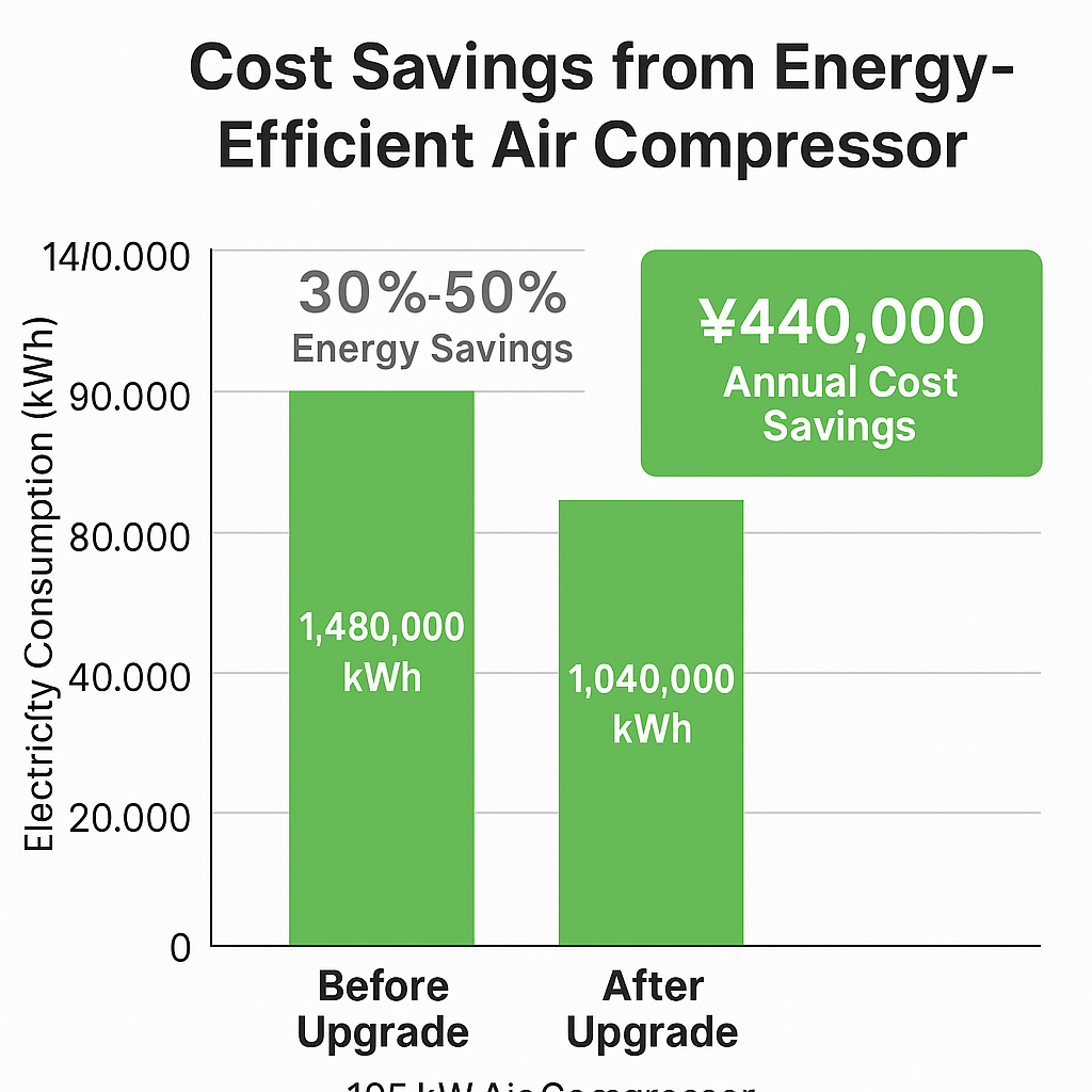 cost savings, ROI, compressor upgrade benefits