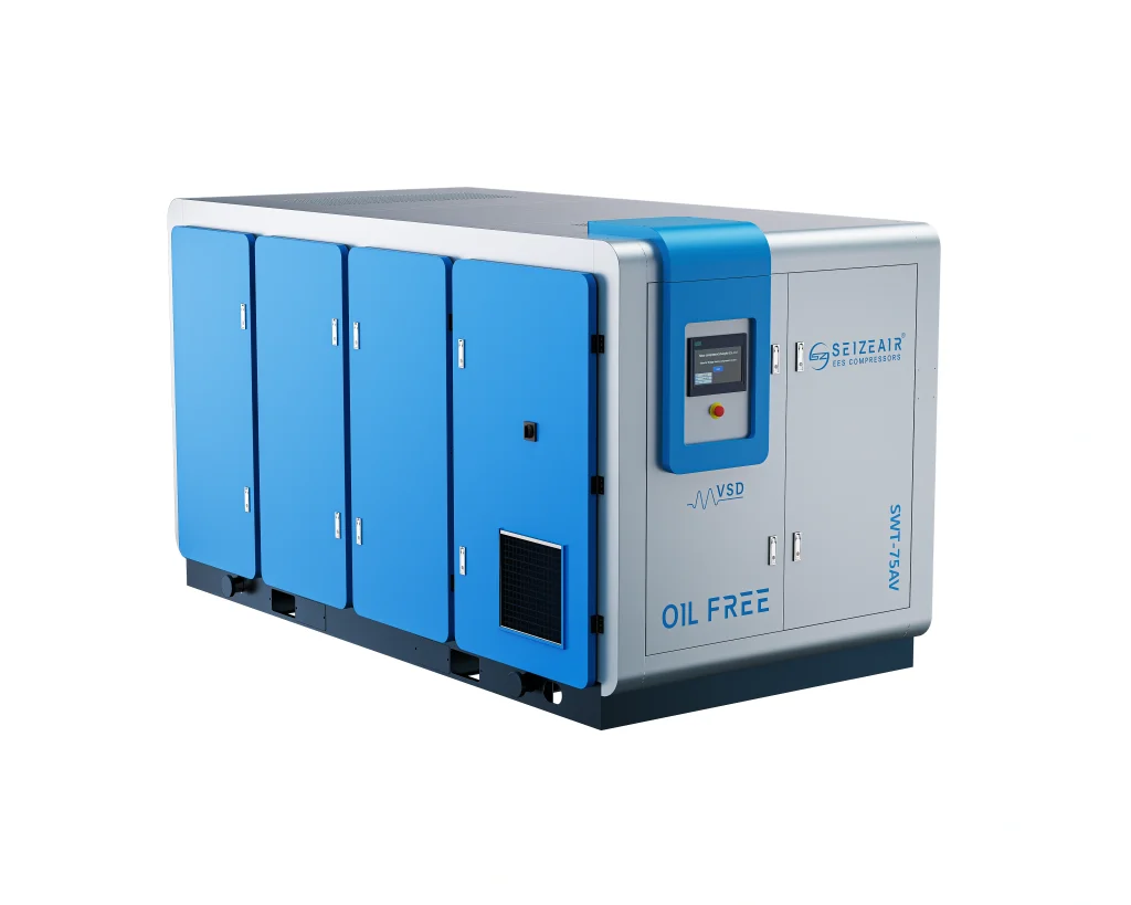 seize air oil free air compressor