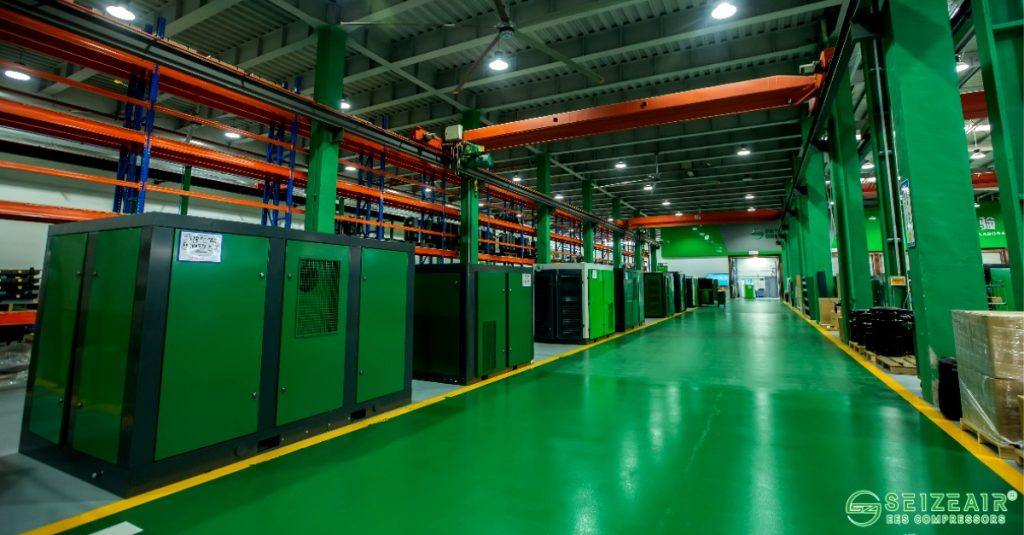 Quality inspection in air compressor factory assembly line
