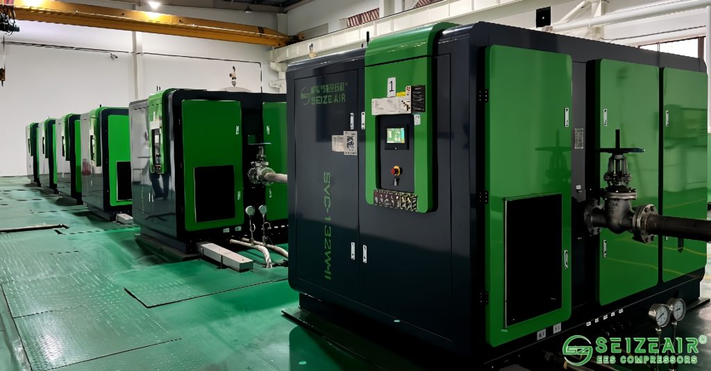 Industrial large air compressor system layout diagram